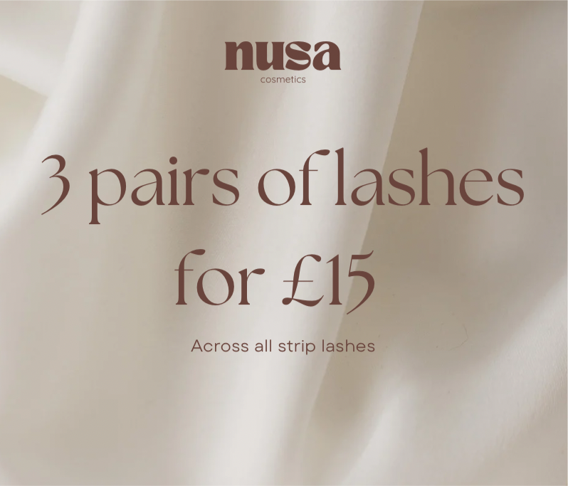 3 pairs of lashes for £15